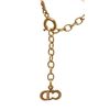 Image 5 : Christian Dior Gold-tone CD Pendant Charm Necklace