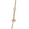 Image 6 : Christian Dior Gold-tone CD Pendant Charm Necklace