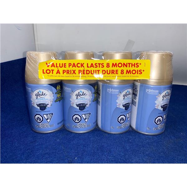 Glade Clean Linen Automatic Spray Refill (4 x 175g)