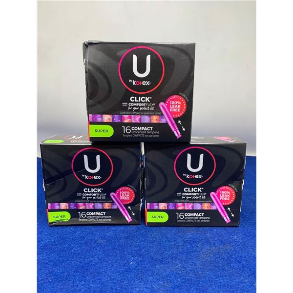 U by Kotex Assorted Tampons (4 x 16)