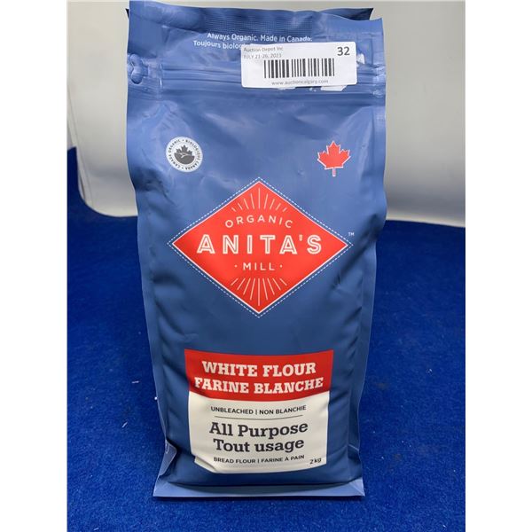 Organic Anitas Mill All Purpose White Flour (2kg)