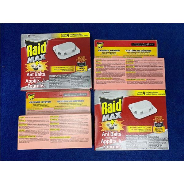 Raid Max Ant Baits (4 x 4)