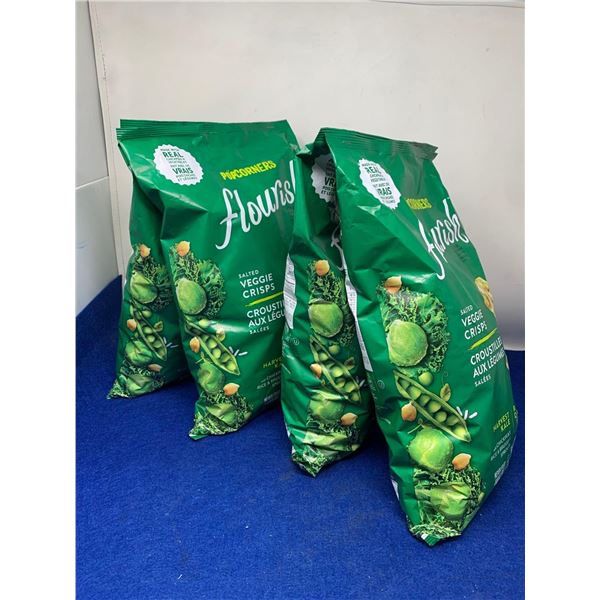 Flourish Salted Veggie Crisps-Harvest Kale (4 x 369g)