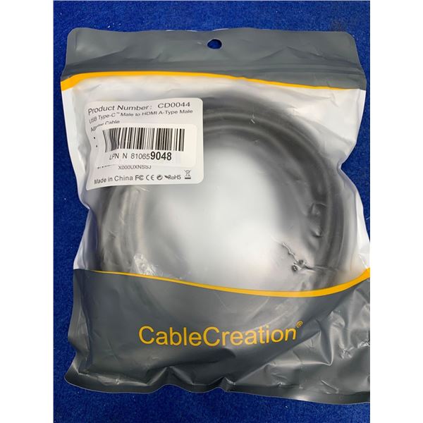 USB Type-C Male to HDMI A- Type Male Adapter Cable