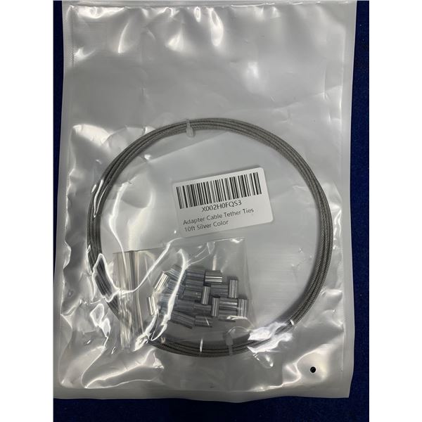 Adapter Cable Tether Ties10ft Silver Colour