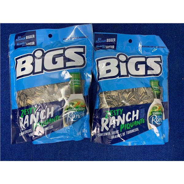 Bigs Zesty Ranch Sunflower Seeds (2 x 140g)