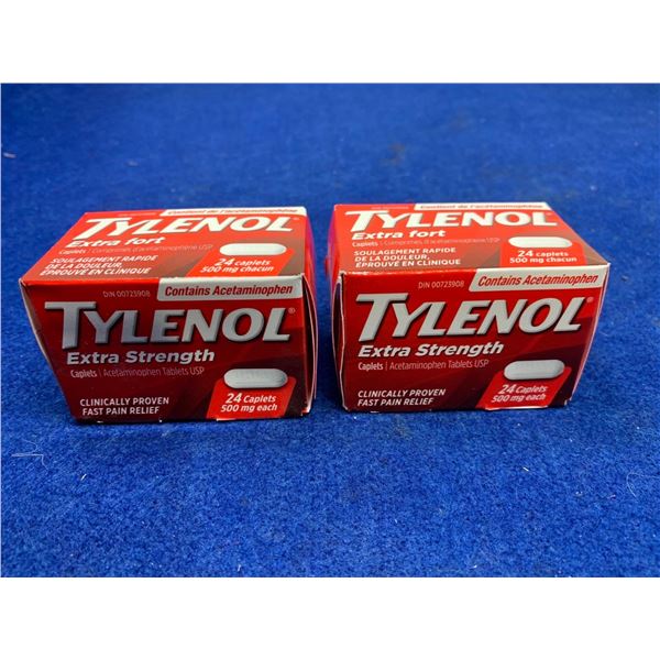 Tylenol Extra Strength Caplets (2 x 24)