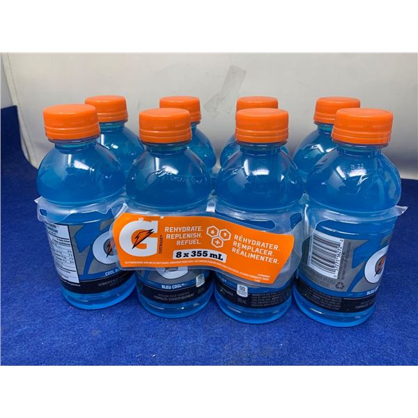 Gatorade Electrolyte Beverage (8 x 355ml) Cool Blue