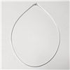 Image 1 : Silver 16" Necklace, Suggested Retail Value $50