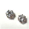 Image 3 : 10K Yellow Gold Cz 6.5Mm Earrings, Suggested Retail Value $120