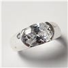 Image 2 : Silver Cubic Zirconia Ring, Suggested Retail Value $100