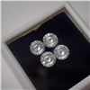 Image 1 : Laser Cut White Moissanite Test Like Diamond Looks Better(4ct) 6.5Mm , Suggested Retail Value $400