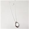 Image 3 : Silver Diamond 16" Necklace, Suggested Retail Value $240