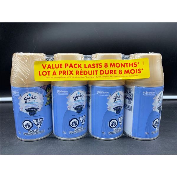 Glade Automatic Refill Spray- Clean Linen (4 x 175g)