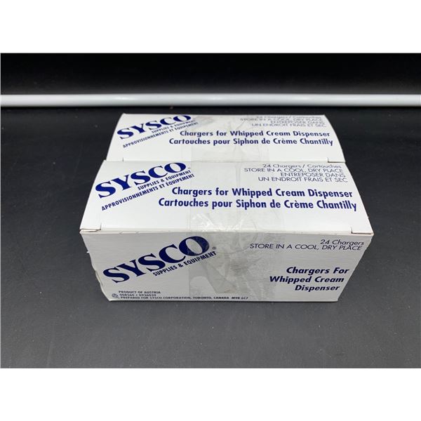 Sysco Chargers for Whipped Cream Dispenser (2 x 24)
