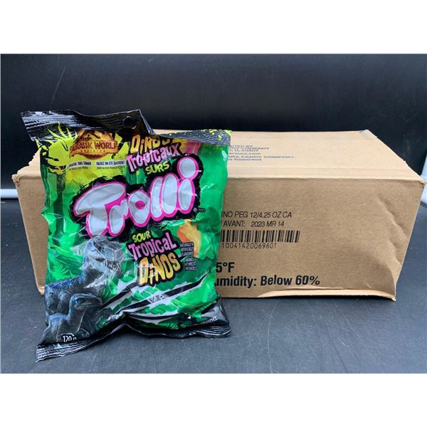 Trolli Sour Tropical Dinos (12 x 120g)