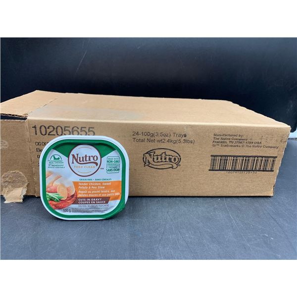 Nutro Tender chicken sweet potato and pea stew dog food 24 x 100g