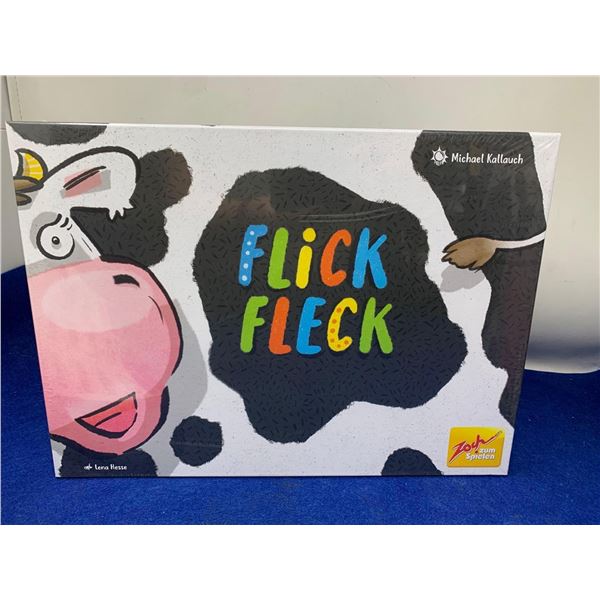 Flick fleck cow puzzle game