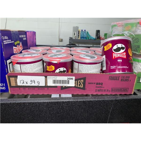 CASE LOT - Pringles BBQ 12 x 39g