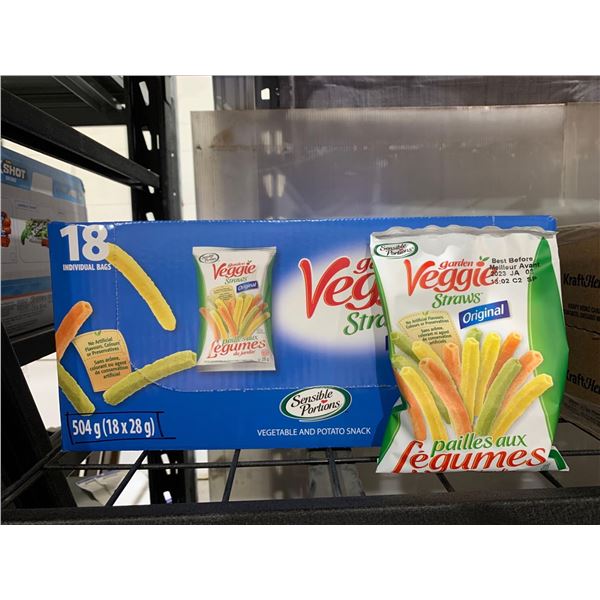 CASE LOT - Veggie straws original 18 x 28g