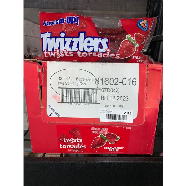 CASE LOT - Twizzlers twists 12 x 454g