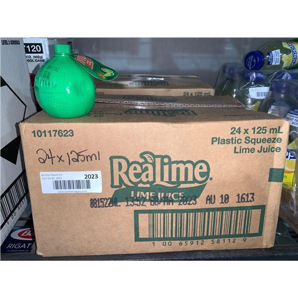 CASE LOT - Realime lime juice 24 x 125ml