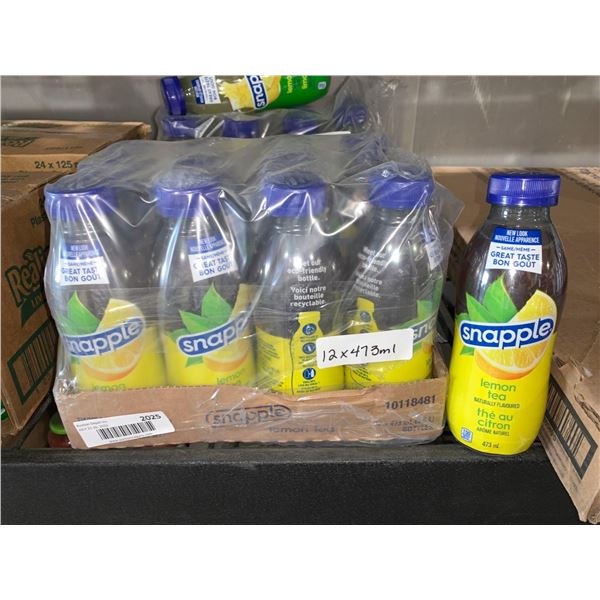 CASE LOT - Snapple lemon tea 12 x 473ml
