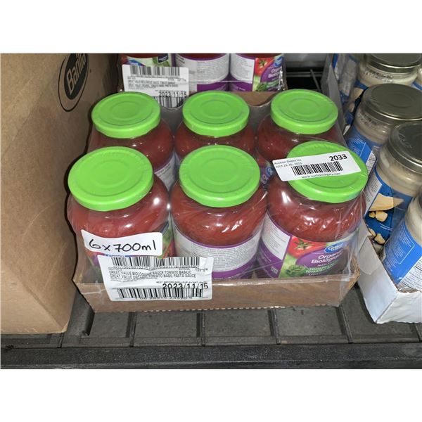 CASE LOT - Tomato basil pasta sauce 6 x 700ml
