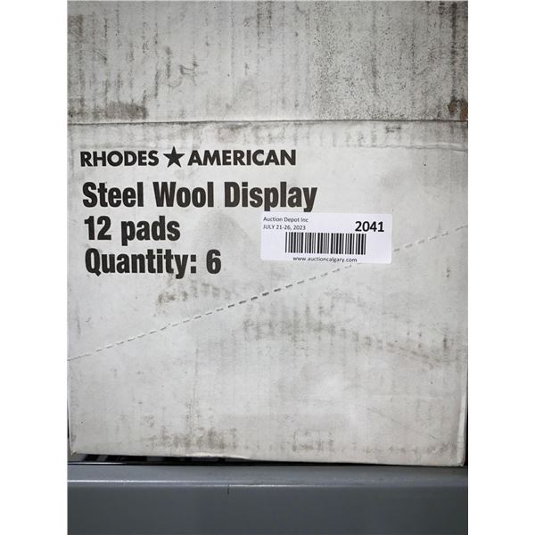 CASE LOT - Steel wool pads