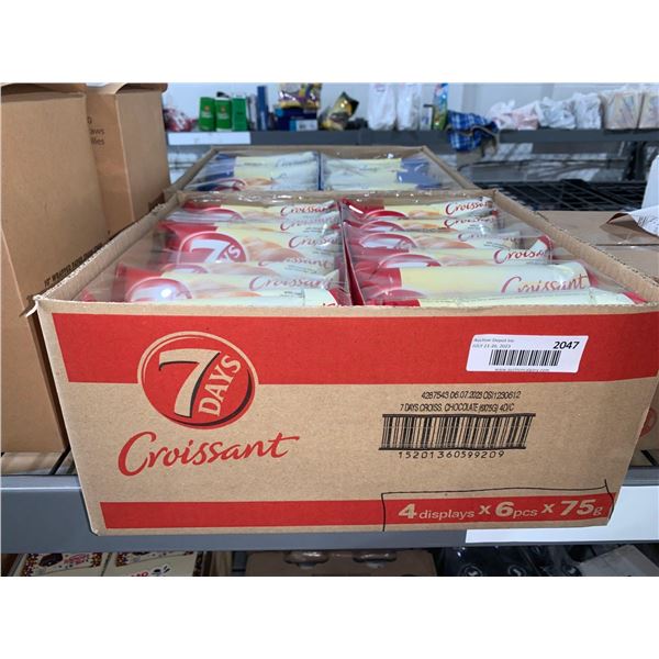 CASE LOT - 7 days croissant 4 x 6 x 75g