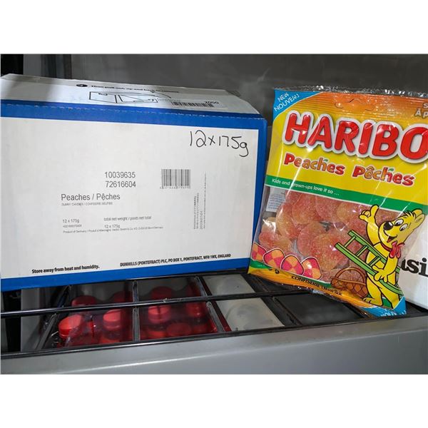 CASE LOT - Haribo peaches 12 x 175g
