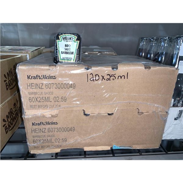 CASE LOT - Heinz BBQ sauce 120 x 25ml