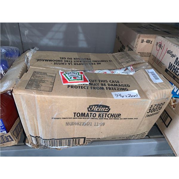 CASE LOT - Heinz tomato ketchup 396 x 26ml