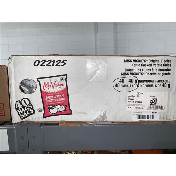 CASE LOT - Miss vickies original recipe 40 x 40g