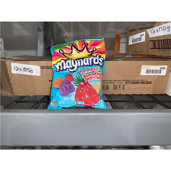 CASE LOT - Maynard tropical swedish berries 12 x 185g