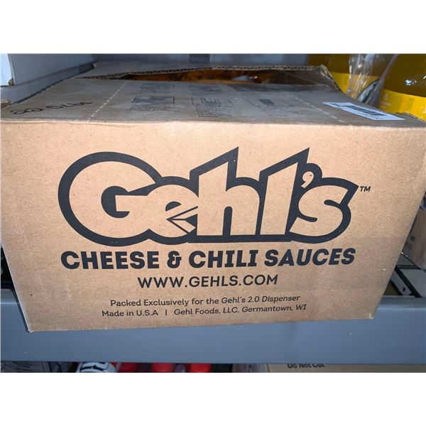 CASE LOT - Gehl's cheese and chili sauces 22.5lbs