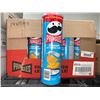 Image 1 : CASE LOT - Pringles cheddar and sour cream 14 x 156g