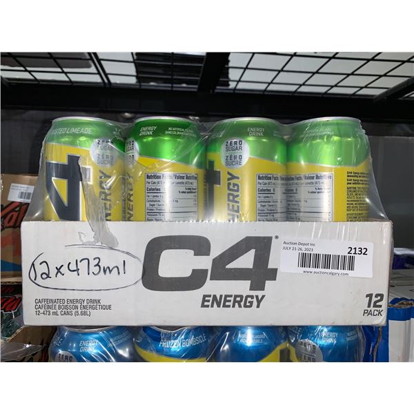 CASE LOT - C4 energy drink 12 x 473ml