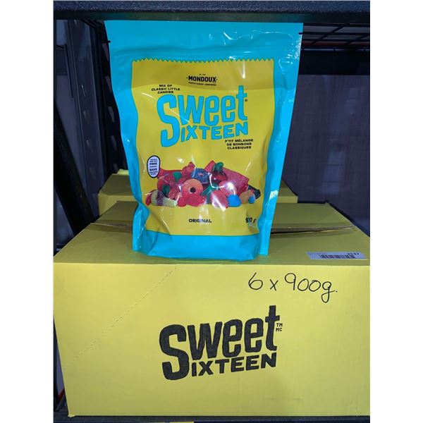 CASE LOT - Sweet sixteen candy 6 x 900g