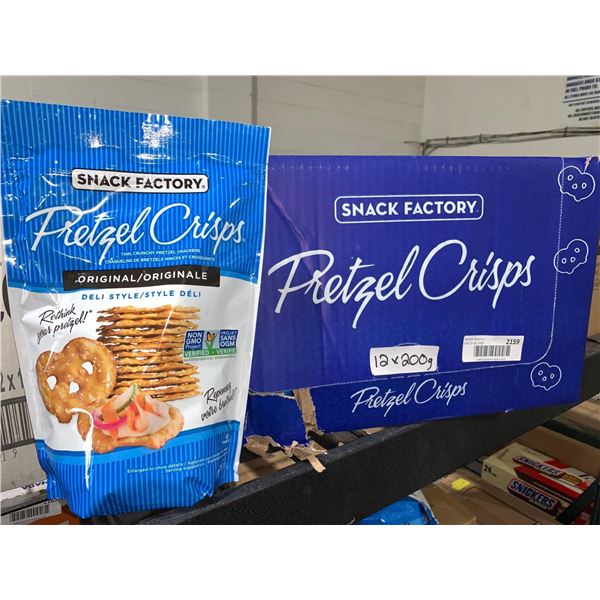 CASE LOT - Pretzel chips 12 x 200g