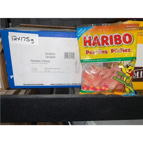 CASE LOT - Haribo peaches 12 x 175g