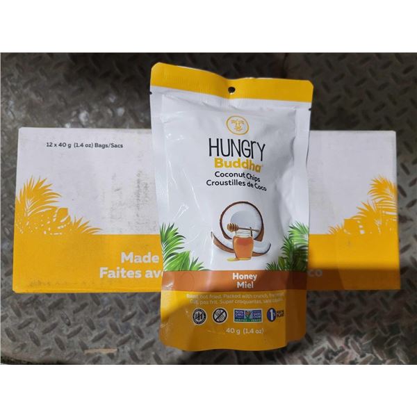 Hungry Buddha Honey Coconut Chips 12x40g