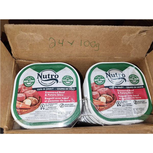 Nutro Tender Simmered Beef & potato Stew Dog Food 24x100g