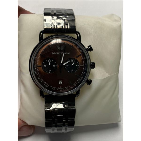 NEW Emporio Armani Date Faced Divers Style Chrono Wrist Watch