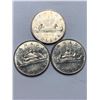 Image 1 : Canada 1969 Vintage $1.00 Voyageur Dollar - LOT of 3