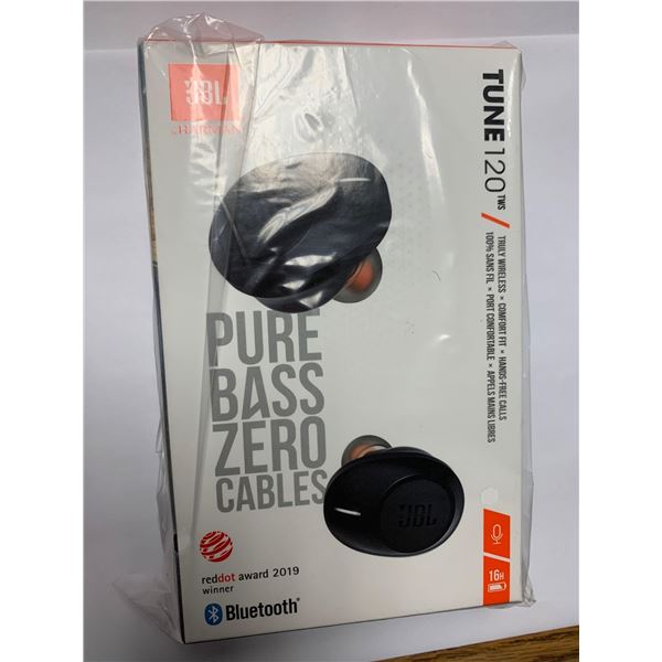 NEW JBL Pure Bass Tune 120 Ear Buds