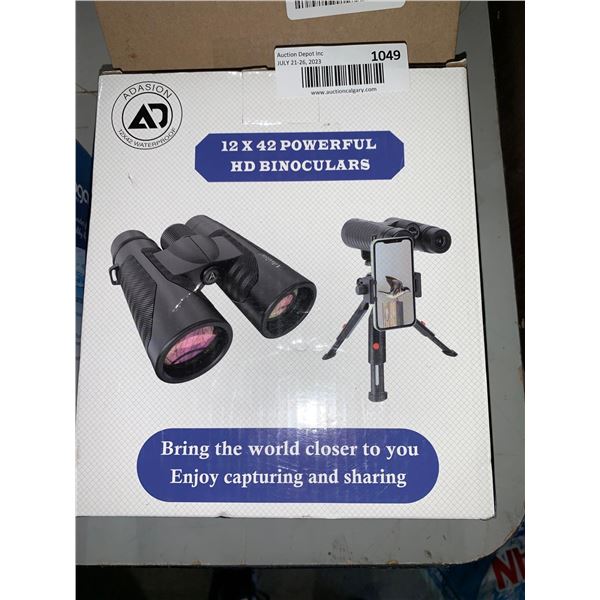 Adasion 12 x 42 powerful HD binoculars