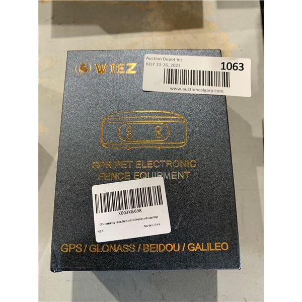 Wiez Gps pet electronic fence Equipment