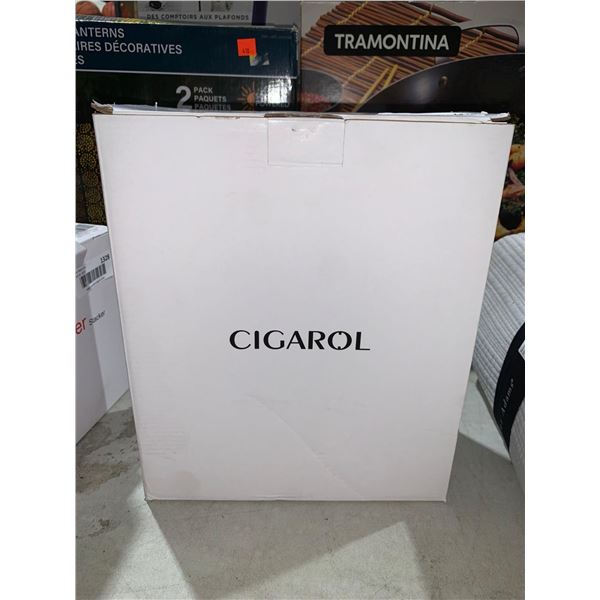 CIGAROL Humidor Cigar Box with Cigar Cutter, Lighter, Cigar Travel Case and other Accessories