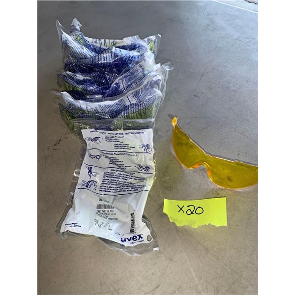 Uvex Genesis Replacement Lenses x 20